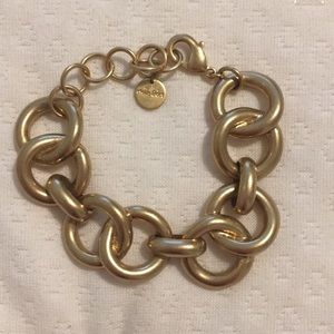Stella and dot gold bracelet